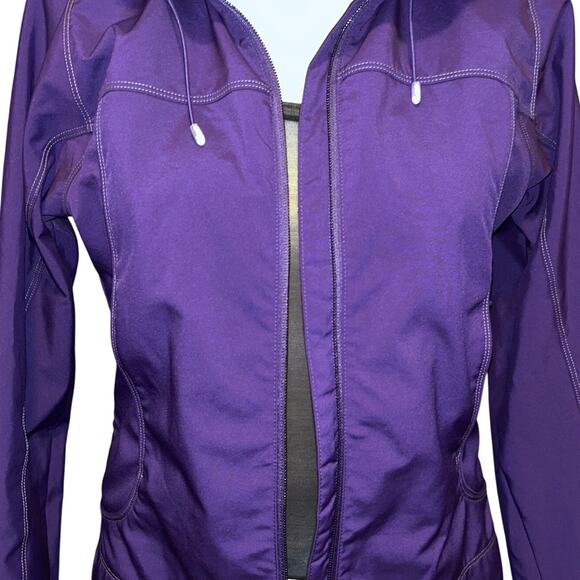 Marmot Woman's Hooded Softshell Jacket Purple Size S Outdoor Activewear - Picture 4 of 14